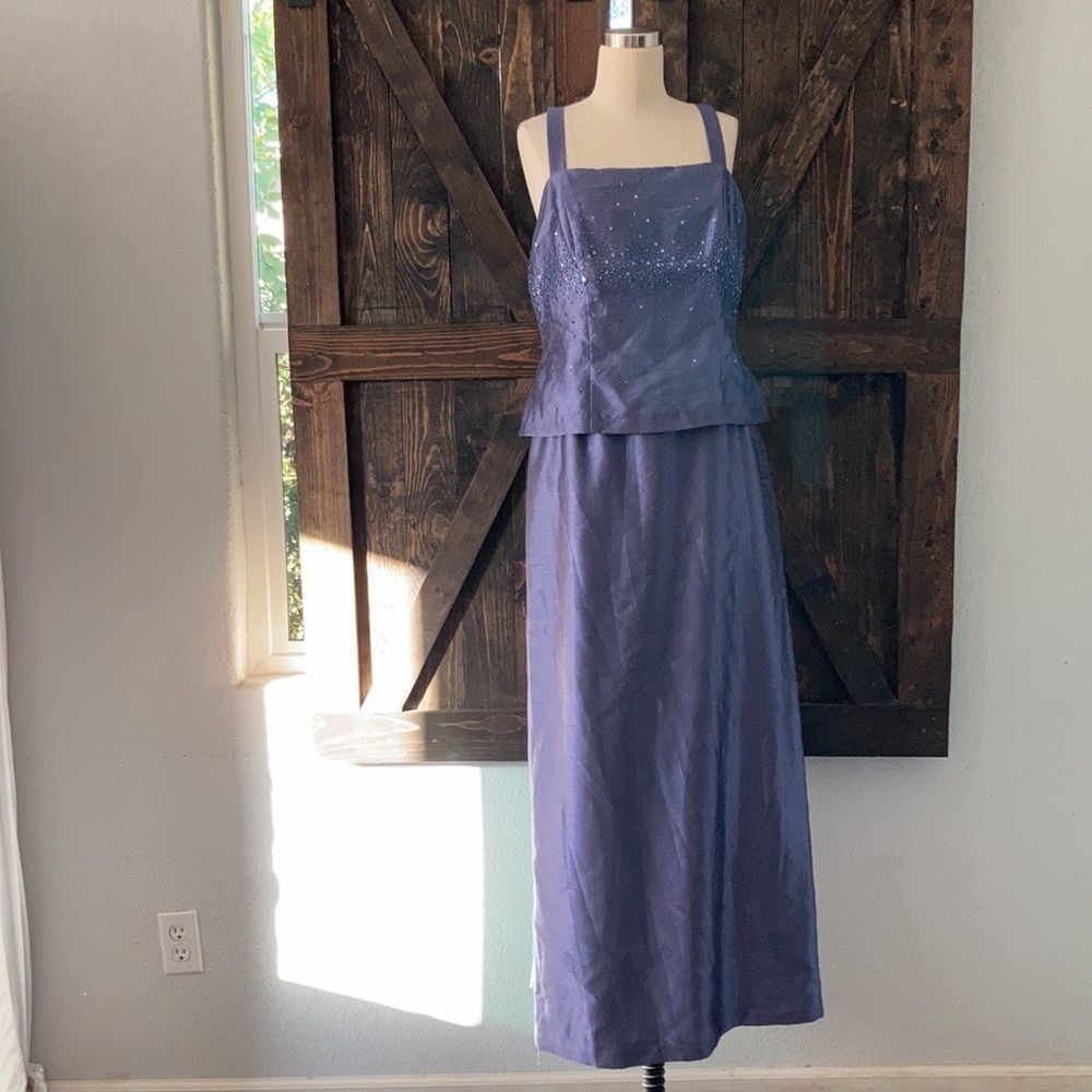 alex evenings sparkling beaded Gown